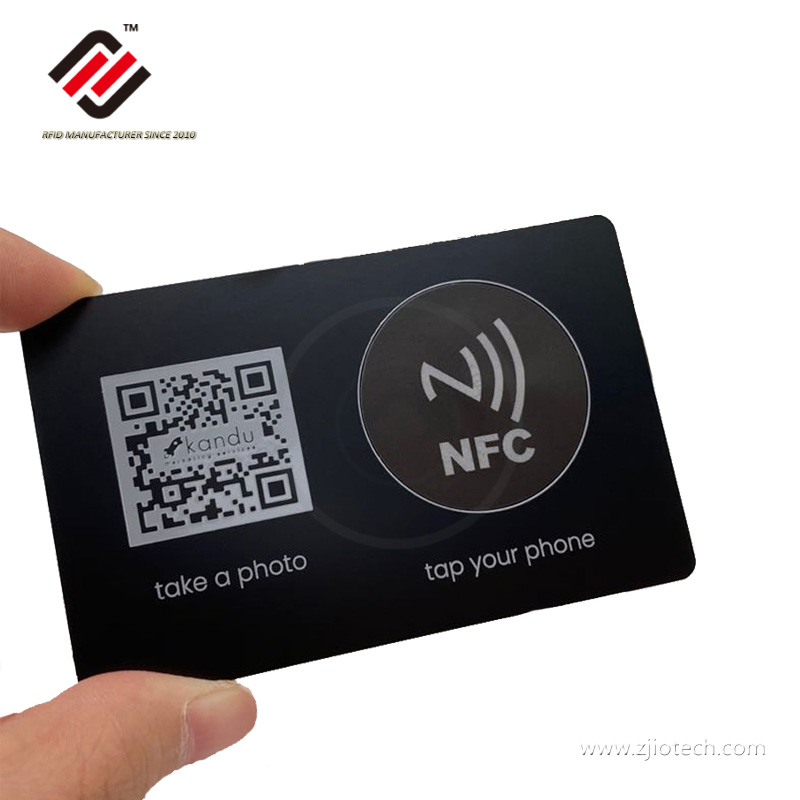 Preço de atacado Cartões de metal RFID 13,56 MHz HF 