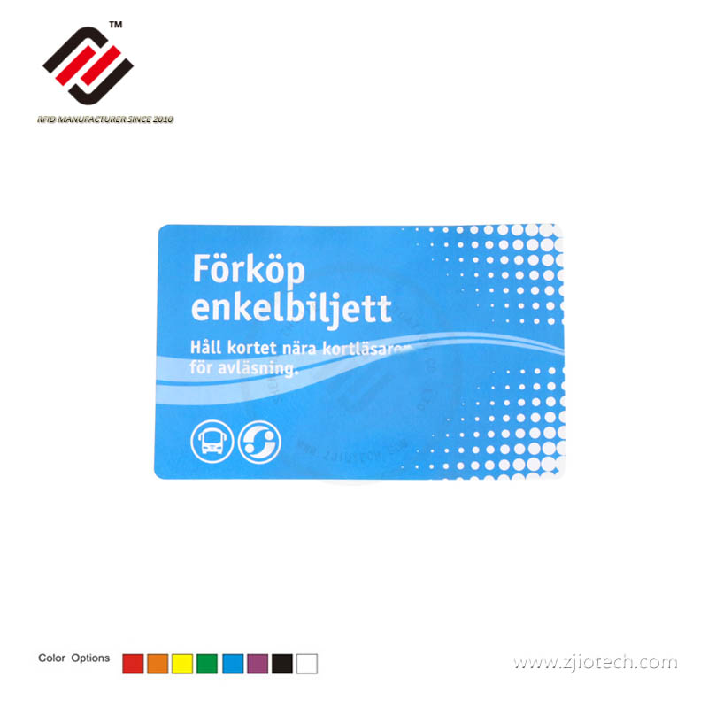 Cartões RFID sem contato HF DESFie Light impressos personalizados