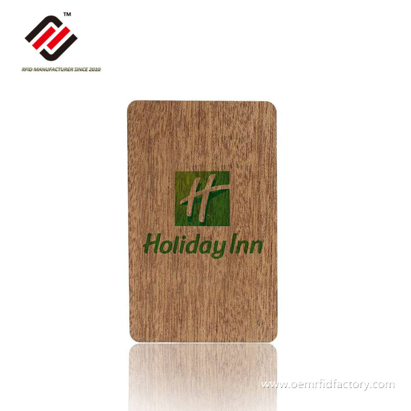 Vingcard de madeira colorida para cartão-chave do hotel