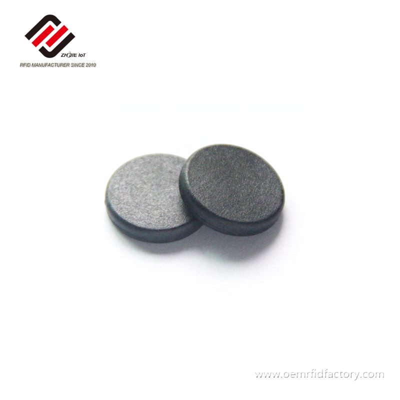 Etiqueta NFC redonda PPS NTAG 213 de 15 mm